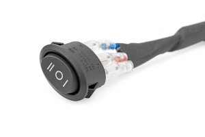 LED Light Bar - Rough Country - 30 Inch Black Series | Curved | Dual Row | Amber DRL - Black